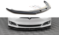 Maxton Design Frontansatz V.1 schwarz Hochglanz - Tesla...