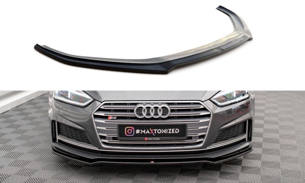 Maxton Design Frontansatz V.1 schwarz Hochglanz - Audi A5 F5 S-Line