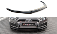 Maxton Design Front extension V.1 black gloss - Audi A5...