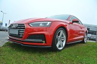 Maxton Design Front extension V.1 black gloss - Audi A5 F5 S-Line