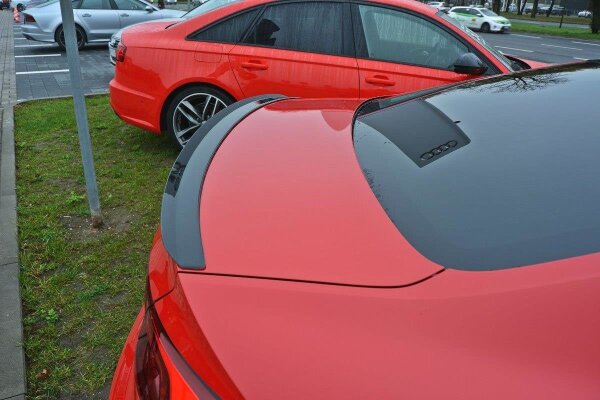 Maxton Design Spoiler Cap black gloss - Audi A5 S-Line F5 Coupe