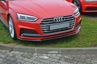 Maxton Design Front extension V.2 black gloss - Audi A5 F5 S-Line