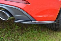 Maxton Design Rear extension Flaps diffuser black gloss - Audi A5 F5 S-Line