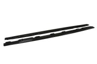 Maxton Design Side skirts extension extension black gloss - Audi S5 / A5 S-Line F5 Coupe