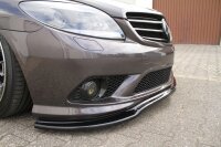 Maxton Design Front extension black gloss - Mercedes CL...