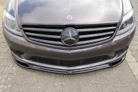 Maxton Design Front extension black gloss - Mercedes CL...