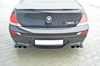 Maxton Design Heckansatz Flaps Diffusor schwarz Hochglanz - BMW M6 E63