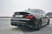 Maxton Design Diffuser rear extension for Rear bumper V.1 - Mercedes CLA A45 AMG C117 Facelift