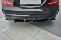 Maxton Design Diffuser rear extension for Rear bumper V.1 - Mercedes CLA A45 AMG C117 Facelift