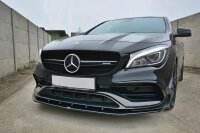 Maxton Design Front extension V.1 black gloss - Mercedes...