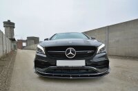 Maxton Design Front extension V.1 black gloss - Mercedes CLA A45 AMG C117 Facelift