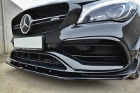 Maxton Design Front extension V.1 black gloss - Mercedes CLA A45 AMG C117 Facelift