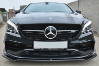 Maxton Design Frontansatz V.2 schwarz Hochglanz - Mercedes CLA A45 AMG C117 Facelift