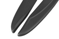 Maxton Design Rear extension Flaps diffuser black gloss - Mercedes CLA A45 AMG C117 Facelift