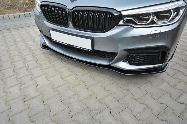 Maxton Design Front extension V.1 black gloss - BMW 5 Series G30/ G31 M-Package