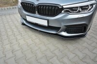 Maxton Design Front extension V.1 black gloss - BMW 5...