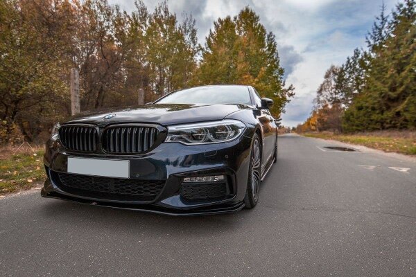 Maxton Design Front extension V.2 black gloss - BMW 5 Series G30/ G31 M-Package