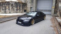 Maxton Design Front extension V.2 black gloss - Audi A7...