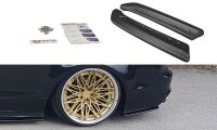 Maxton Design Heckansatz Flaps Diffusor schwarz Hochglanz - Audi A7 MK1 S-Line