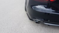 Maxton Design Heckansatz Flaps Diffusor schwarz Hochglanz - Audi A7 MK1 S-Line