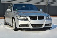 Maxton Design Front extension V.1 black gloss - BMW 3 Series E90 M Package