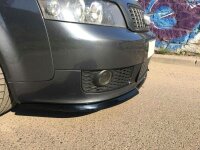 Maxton Design Front extension V.1 black gloss - Audi A4 S-Line B6