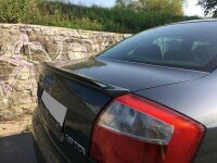 Maxton Design Spoiler Cap black gloss - Audi A4 S-Line B6 Limosine