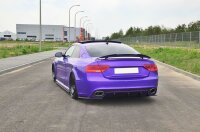 Maxton Design Diffuser rear extension black gloss - Audi...