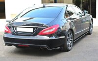 Maxton Design Seitenschweller Ansatz schwarz Hochglanz - Mercedes CLS C218