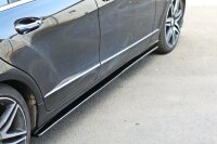 Maxton Design Side skirts extension extension black gloss - Mercedes CLS C218