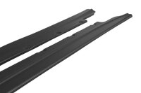 Maxton Design Side skirts extension extension black gloss - Mercedes CLS C218