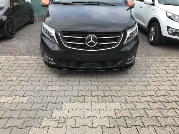 Maxton Design Front extension V.1 black gloss - Mercedes V-Class W447