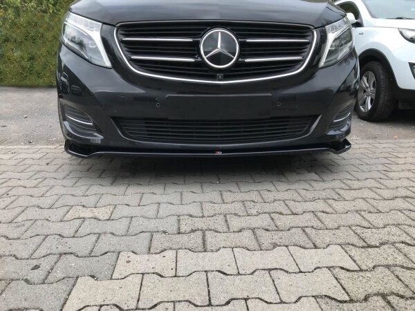 Maxton Design Front extension V.3 black gloss - Mercedes V-Class W447