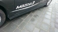 Maxton Design Side skirts extension extension black gloss...