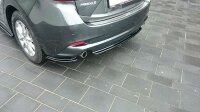 Maxton Design Middle diffuser rear extension black gloss - Mazda 3 BM (MK3) Facelift