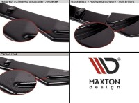 Maxton Design Middle diffuser rear extension black gloss - Mazda 3 BN (MK3) Facelift DTM Look