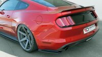 Maxton Design Heckansatz Flaps Diffusor schwarz Hochglanz - Ford Mustang MK6