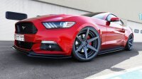 Maxton Design Seitenschweller Ansatz schwarz Hochglanz - Ford Mustang MK6