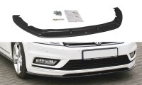 Maxton Design Front extension V.1 black gloss - VW Passat...