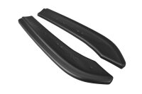 Maxton Design Heckansatz Flaps Diffusor schwarz Hochglanz - VW Passat B7 R-Line Variant