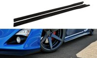 Maxton Design Side skirts extension extension black gloss - Toyota GT86
