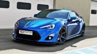 Maxton Design Side skirts extension extension black gloss - Toyota GT86