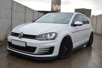 Maxton Design Side skirts extension extension black gloss - VW Golf 7 GTI Pre-Facelift/Facelift (breit)