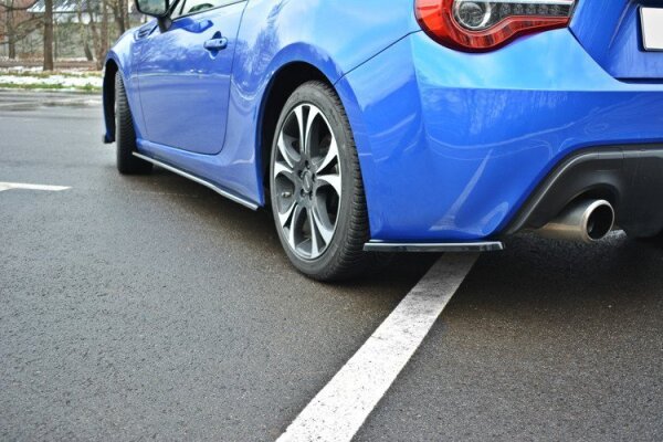 Maxton Design Rear extension Flaps diffuser V.1 black gloss - Subaru BRZ Facelift