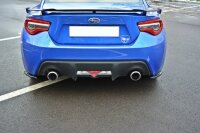 Maxton Design Heckansatz Flaps Diffusor V.1 schwarz Hochglanz - Subaru BRZ Facelift