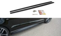 Maxton Design Side skirts extension extension V.1 black...