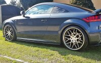 Maxton Design Seitenschweller Ansatz schwarz Hochglanz - Audi TT S / TT S-Line 8J