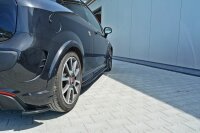 Maxton Design Side skirts extension extension black gloss - Fiat Punto Evo Abarth