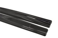 Maxton Design Side skirts extension extension black gloss - Fiat Punto Evo Abarth