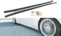 Maxton Design Side skirts extension extension black gloss...